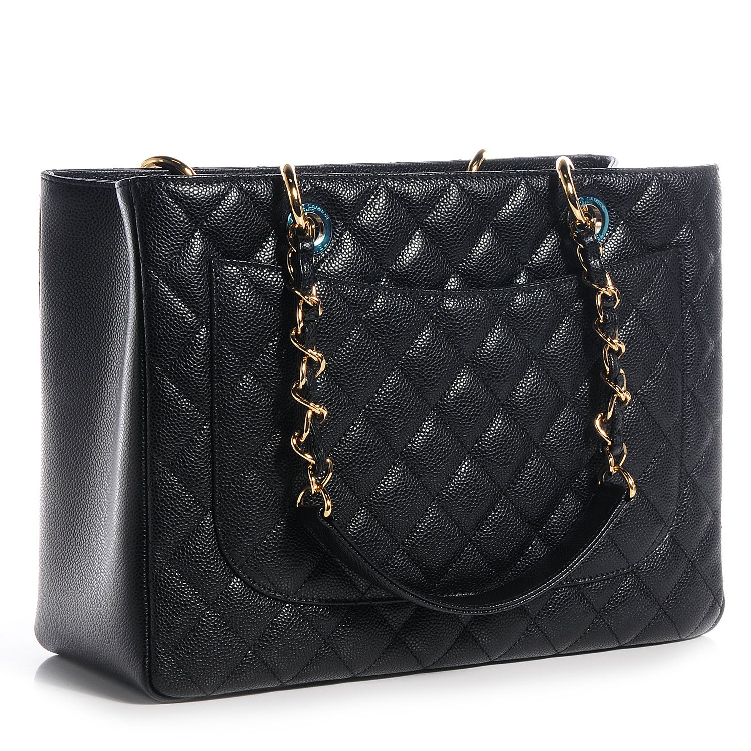 Chanel Caviar Grand Shopping Tote GST Black 3 of 9