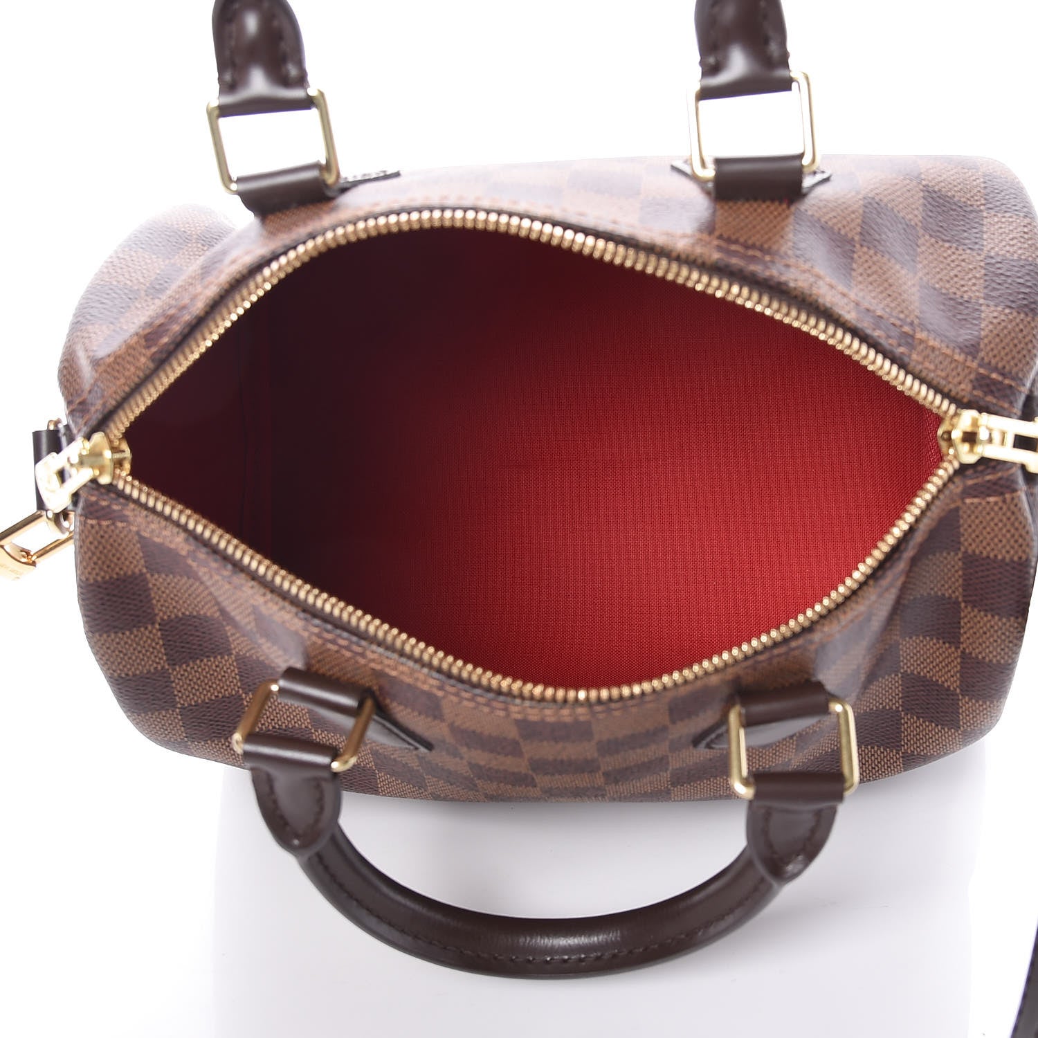 Louis Vuitton Damier Ebene Speedy Bandouliere 25 5 of 12