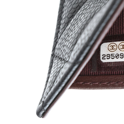 Chanel Caviar Quilted Compact Flap Wallet Black 7 of 7