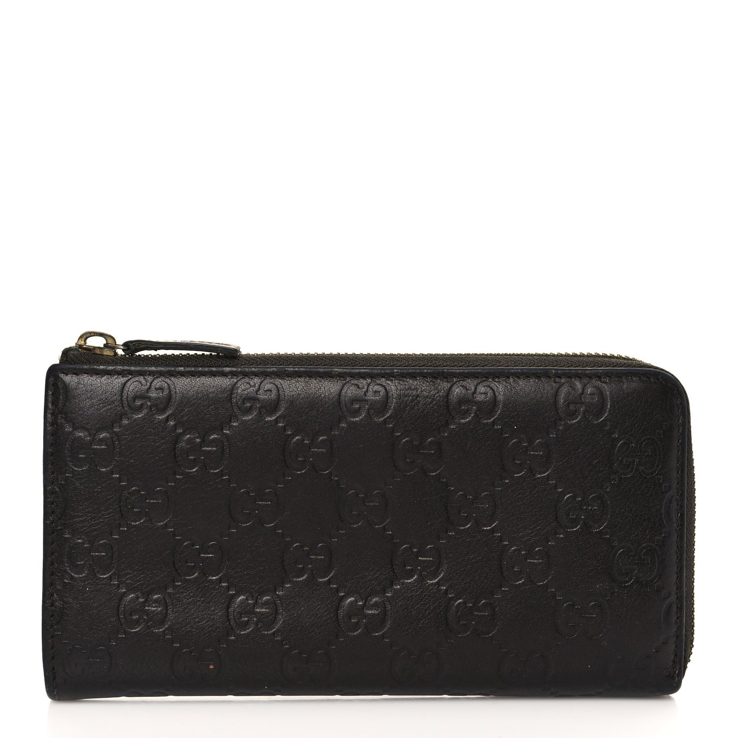 Guccissima Vitello Tender Donna Long Wallet Testa di Moro