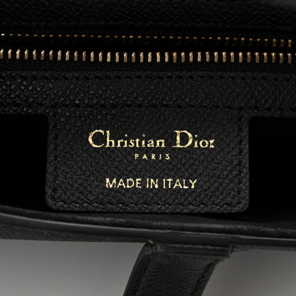 Christian Dior Grained Calfskin Bag With Strap Black 6 of 11