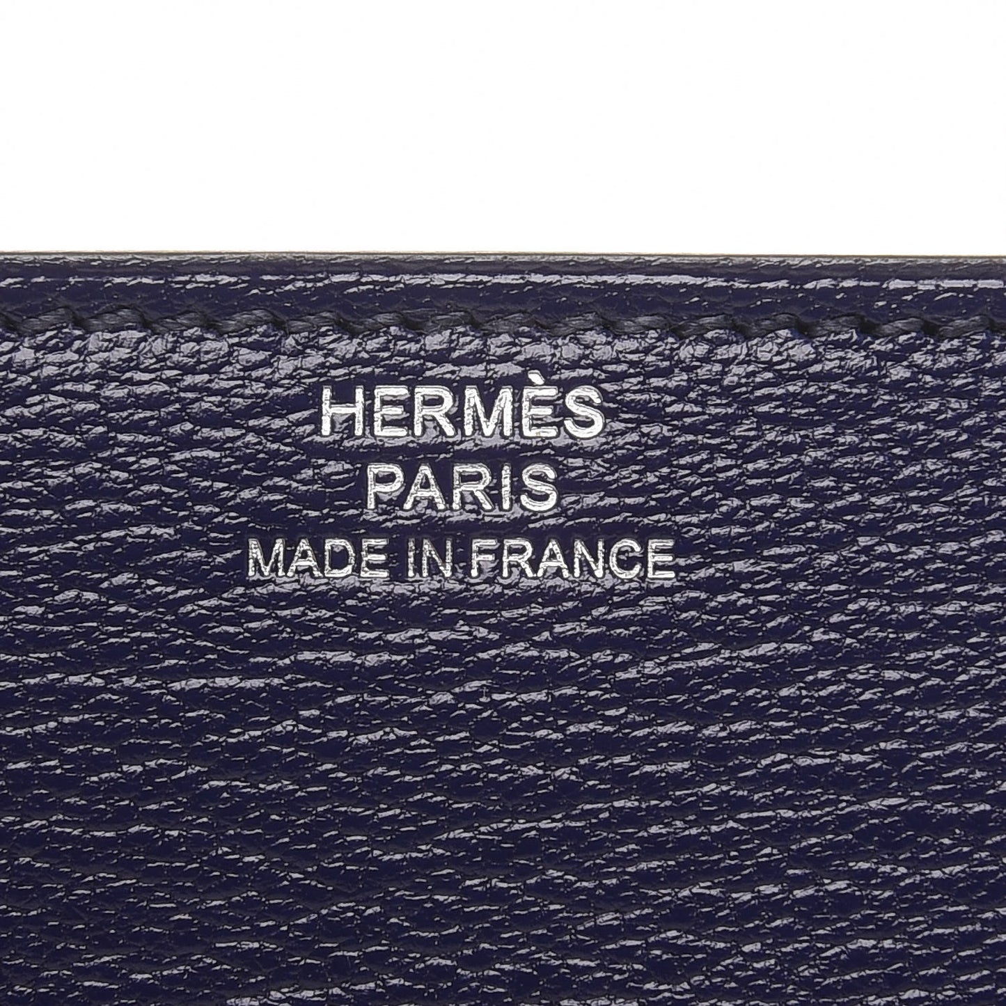Chevre Mysore Mini Clic Card Holder Bleu Encre