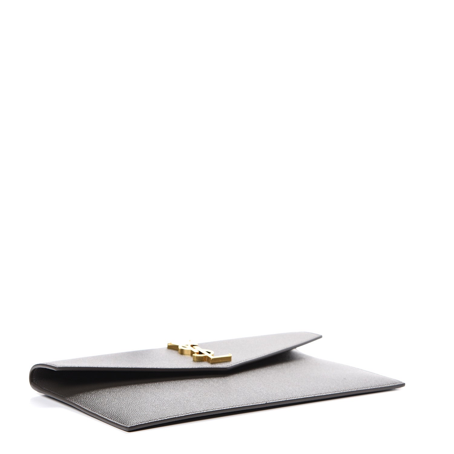 Saint Laurent Grain De Poudre Uptown Pouch Pebble 3 of 7