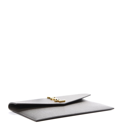 Saint Laurent Grain De Poudre Uptown Pouch Pebble 3 of 7