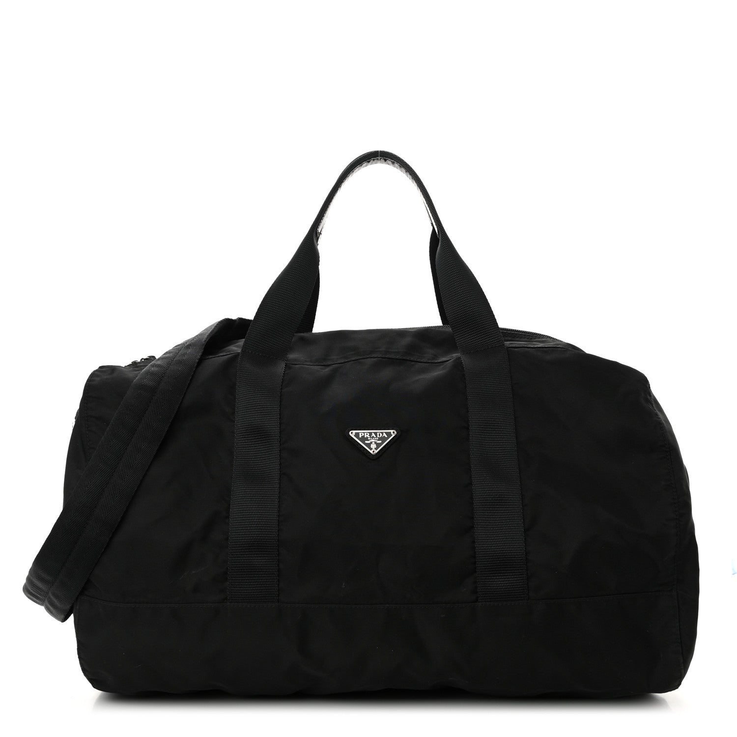 Prada Tessuto Nylon Duffle Black 1 of 9