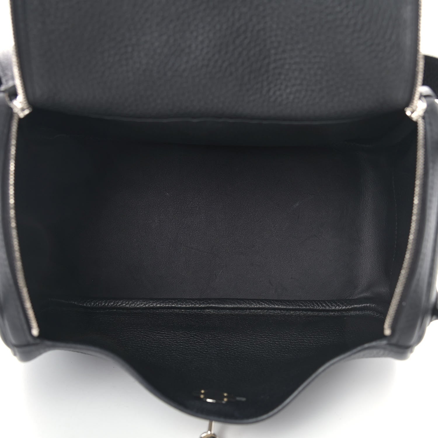 Hermes Taurillon Clemence Lindy 26 Black 5 of 10