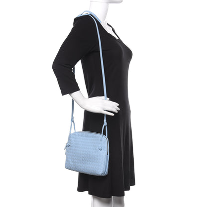 Bottega Veneta Nappa Intrecciato Nodini Crossbody Messenger Ice 2 of 9