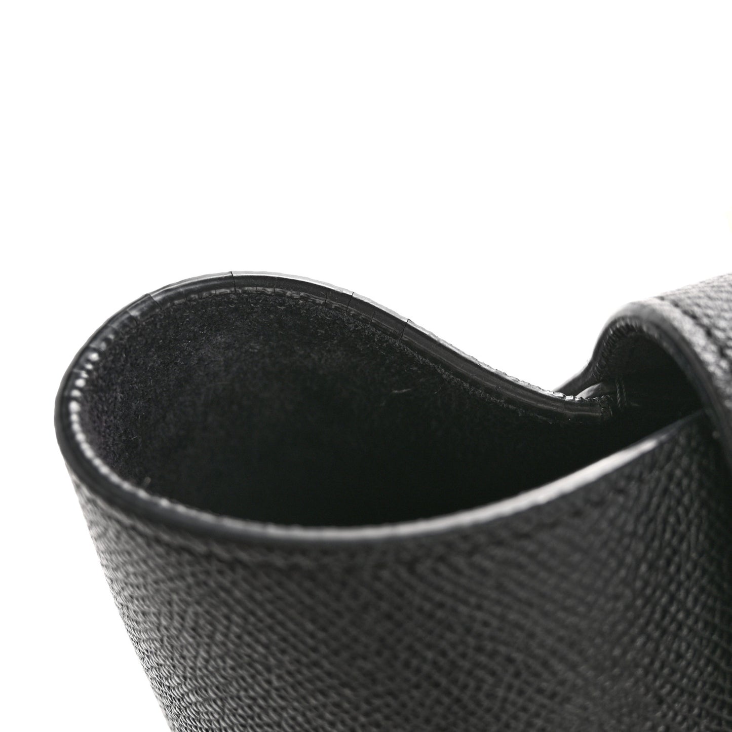 Grained Calfskin Mini Belt Bag Black