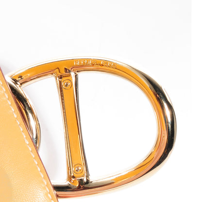 Hermes Veau Tadelakt Egee Clutch Soleil 9 of 9
