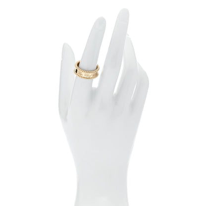 Van Cleef & Arpels 18K Yellow Gold Perlee Signature Ring 54 7 2 of 5