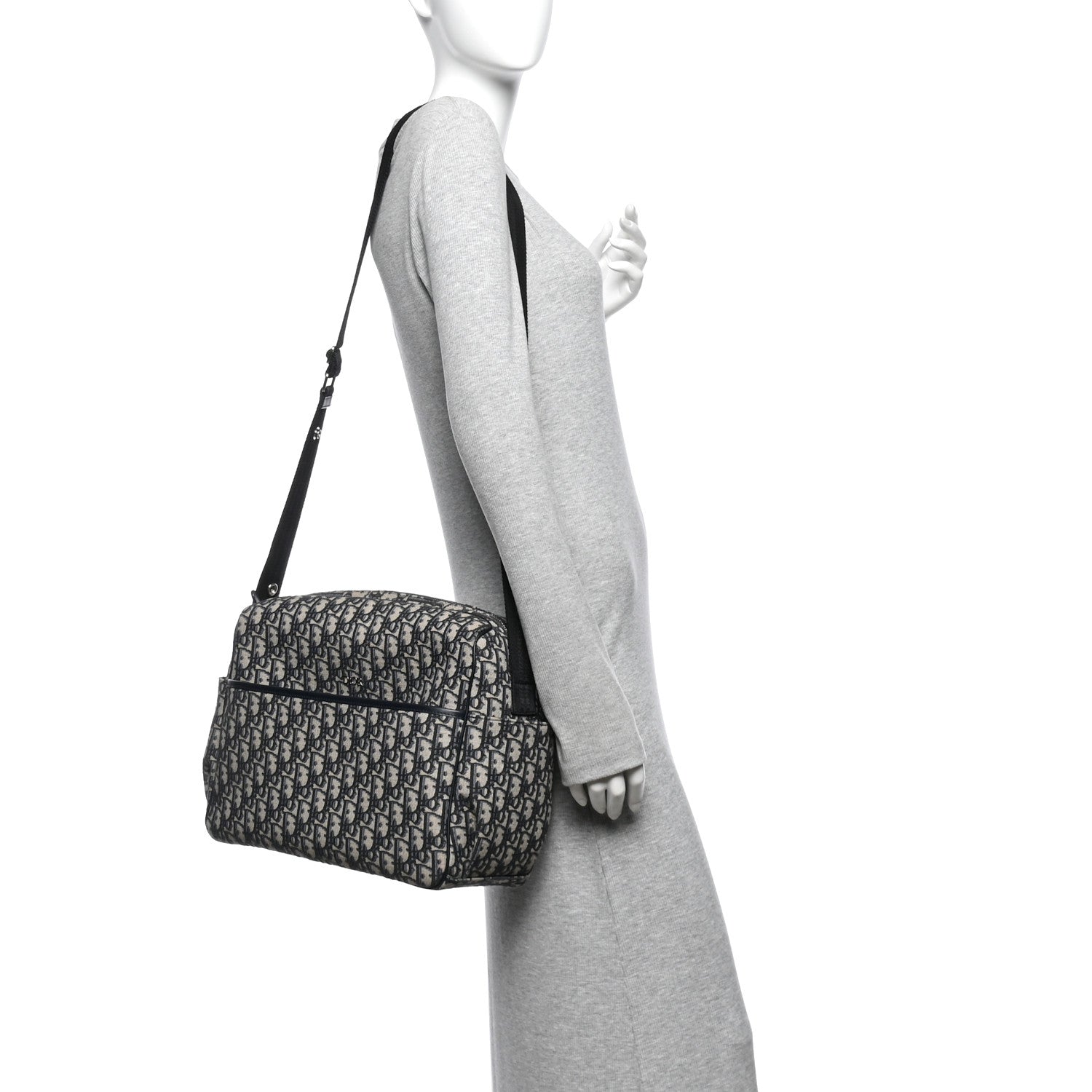 Christian Dior Oblique Baby Changing Bag Beige Black 2 of 10