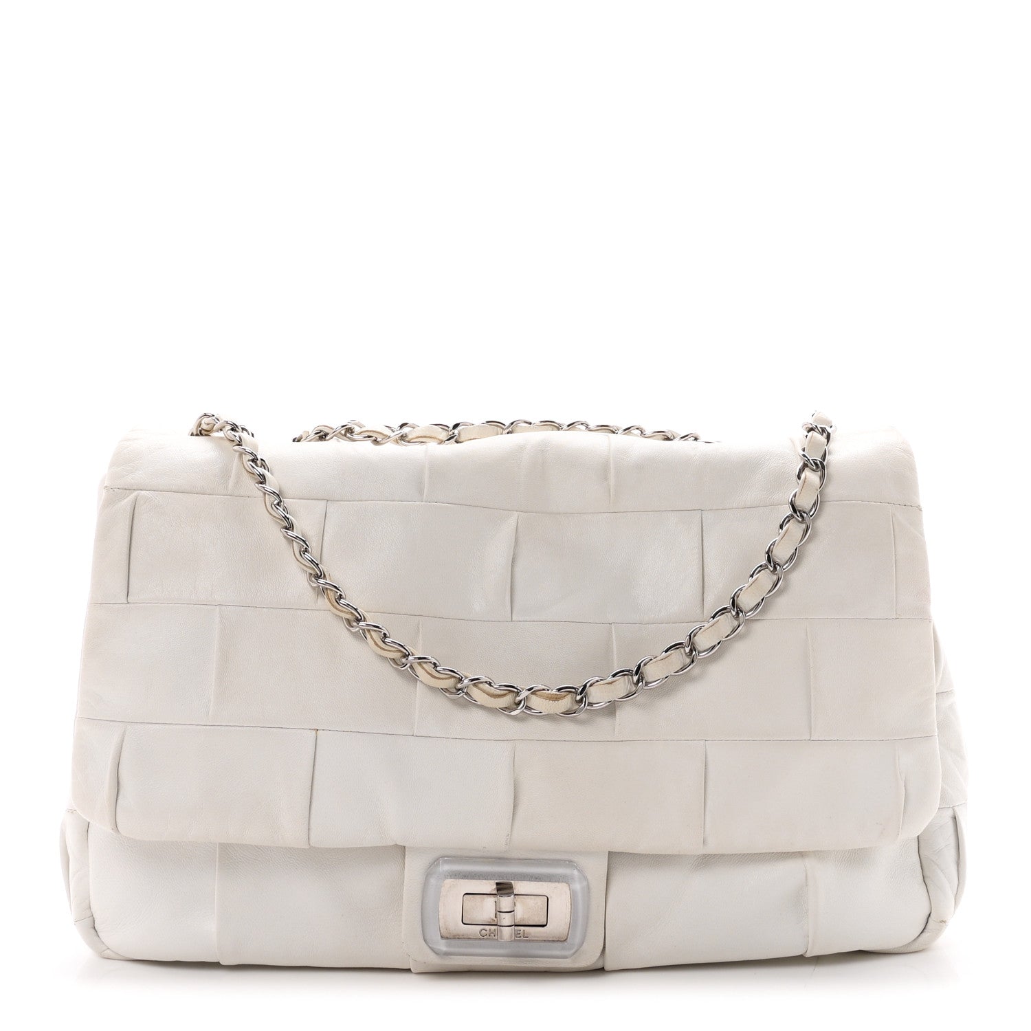 Chanel Lambskin Igloo Single Flap White 1 of 11