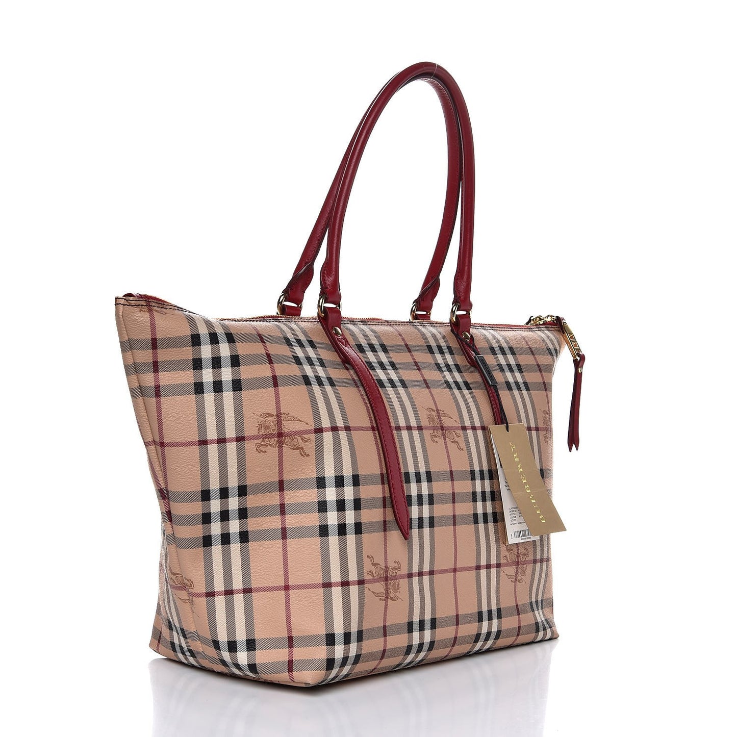 Haymarket Check Medium Salisbury Tote Military Red