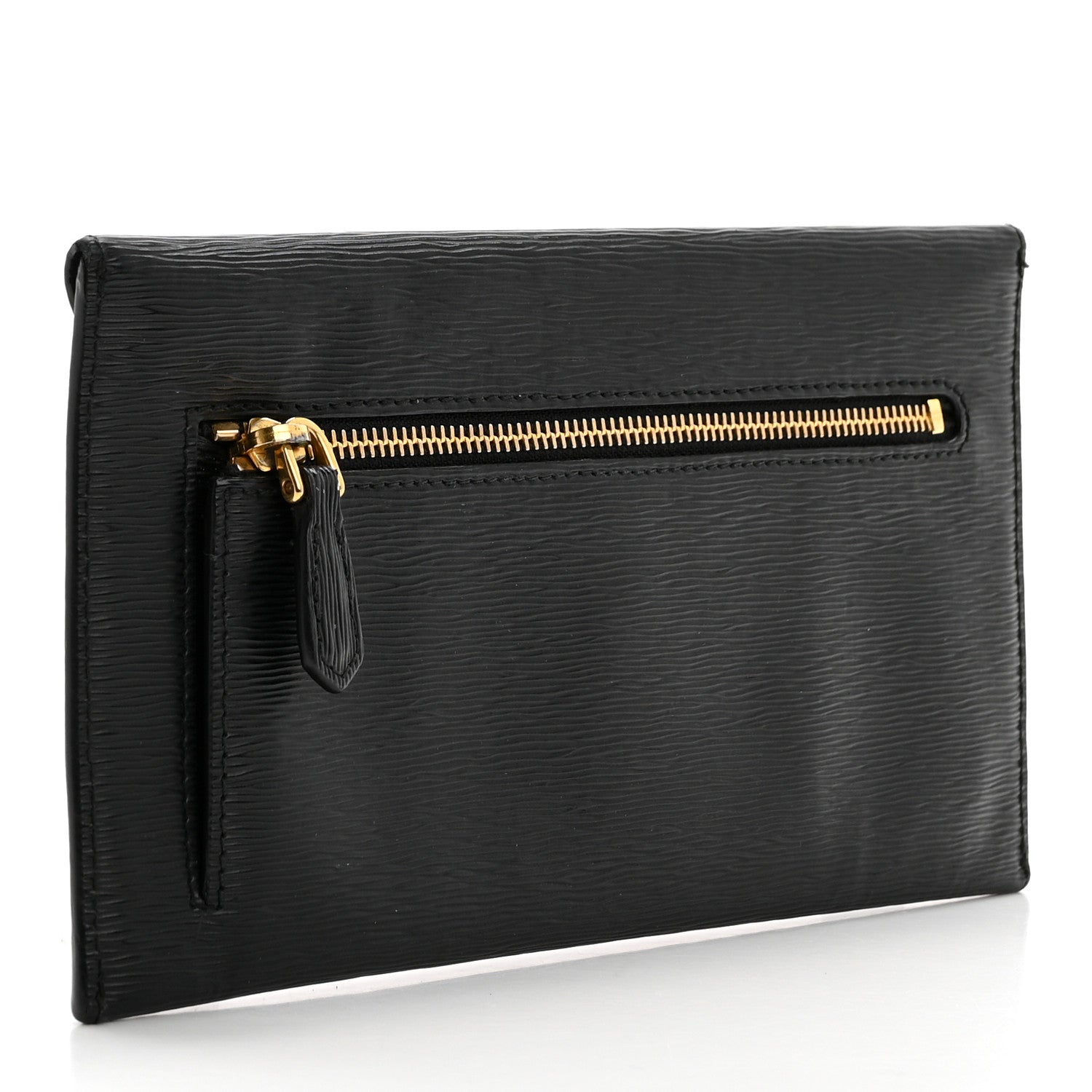 Prada Vitello Move Envelope Wallet Black 3 of 10