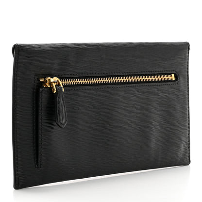 Prada Vitello Move Envelope Wallet Black 3 of 10