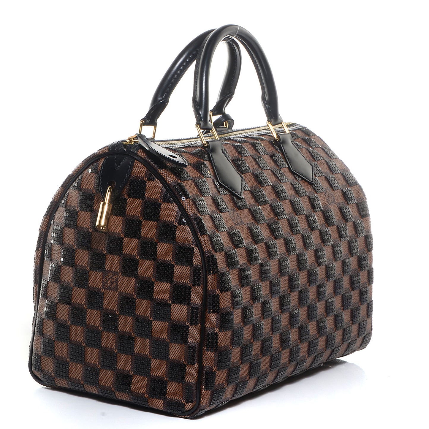 Damier Paillettes Speedy 30 Black