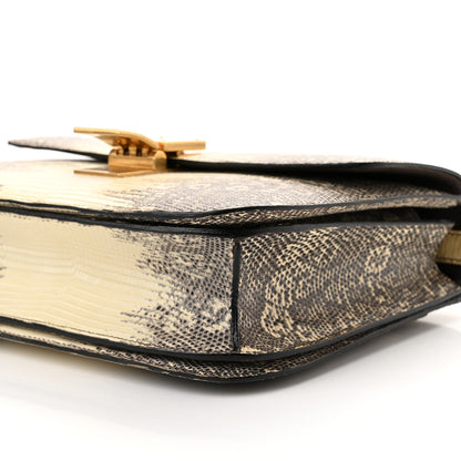 Celine Lizard Medium Classic Box Flap Bag Natural 10 of 10