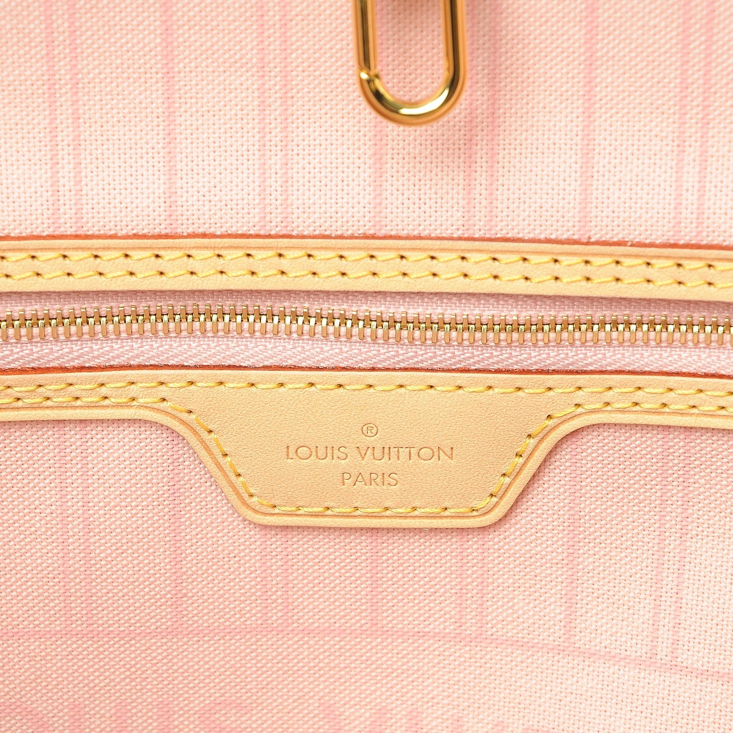 Louis Vuitton Damier Azur Neo Neverfull MM Rose Ballerine 9 of 10