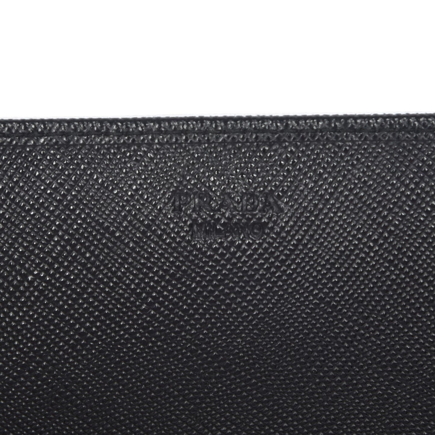 Saffiano Metal Oro Chain Wallet Nero Black