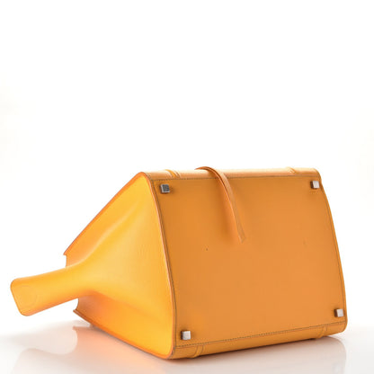 Celine Grained Calfskin Medium Phantom Luggage Saffron 4 of 29