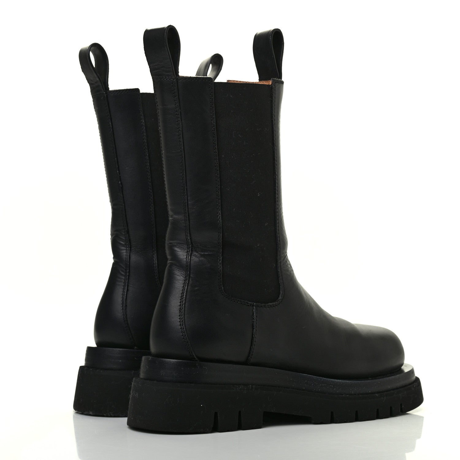 Bottega Veneta Calfskin The Lug Chelsea 55mm Boots 36 Black 4 of 8