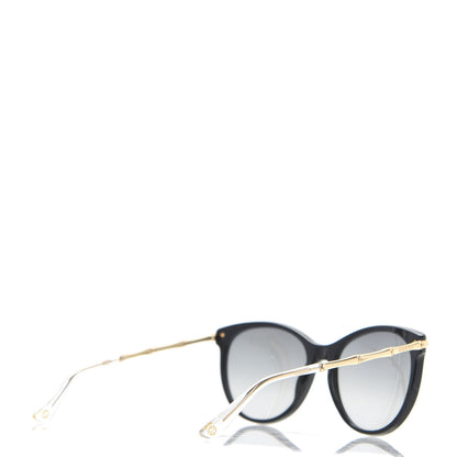 Gucci Crystal Bamboo Cat Eye Sunglasses GG3771 Black Gold 4 of 7