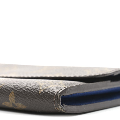 Louis Vuitton Monogram Emilie Wallet Blue 8 of 8