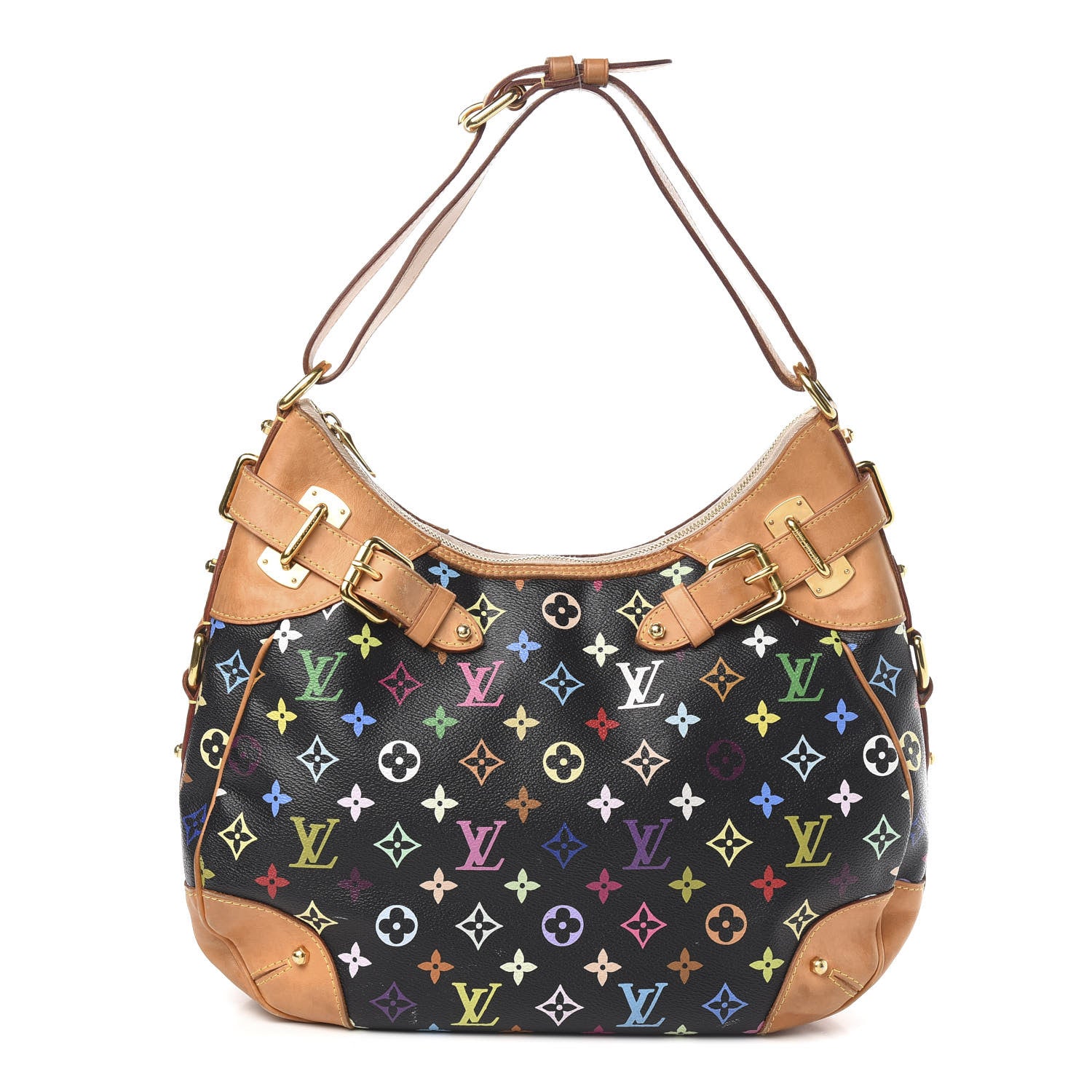 Louis Vuitton Monogram Multicolor Greta Black 1 of 15