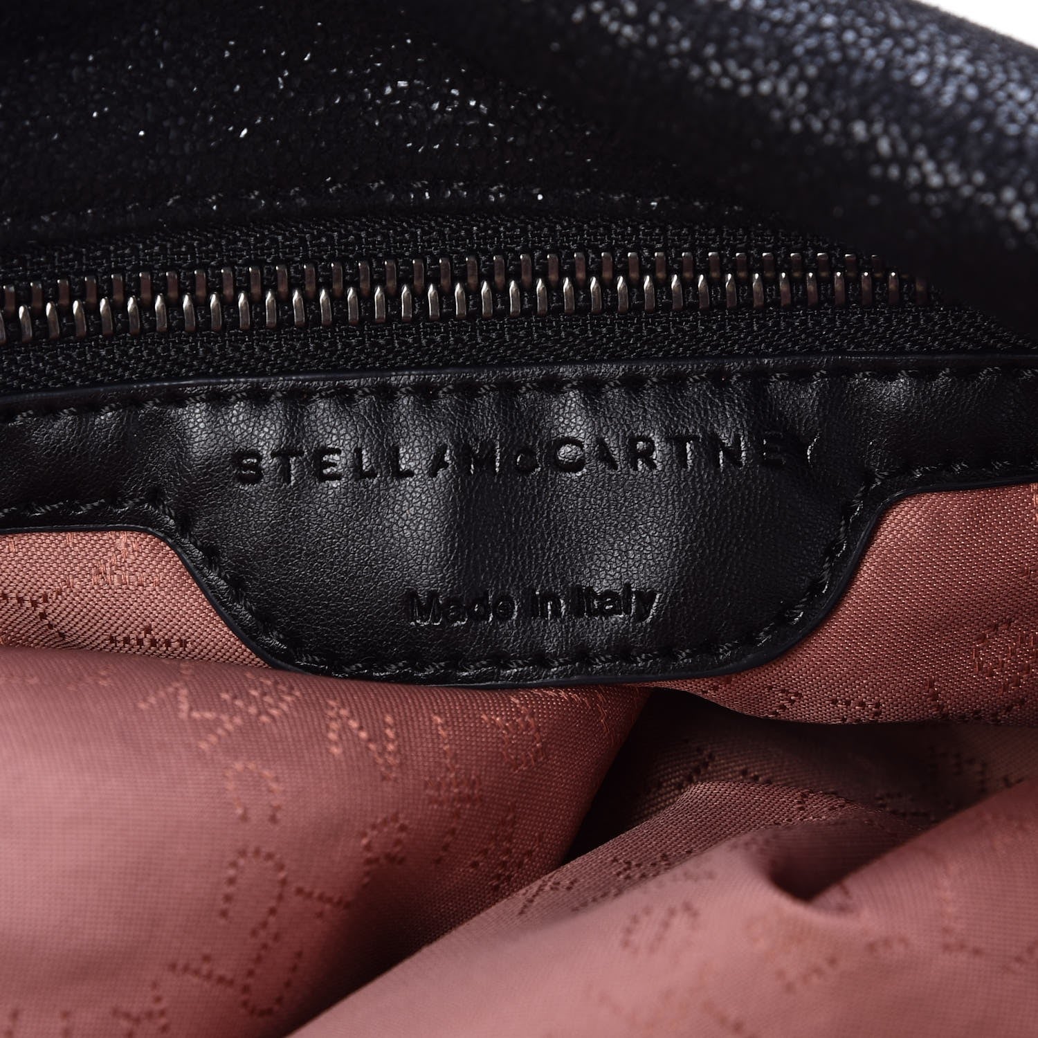 Stella McCartney Shaggy Deer Falabella Fold Over Tote Black 6 of 8