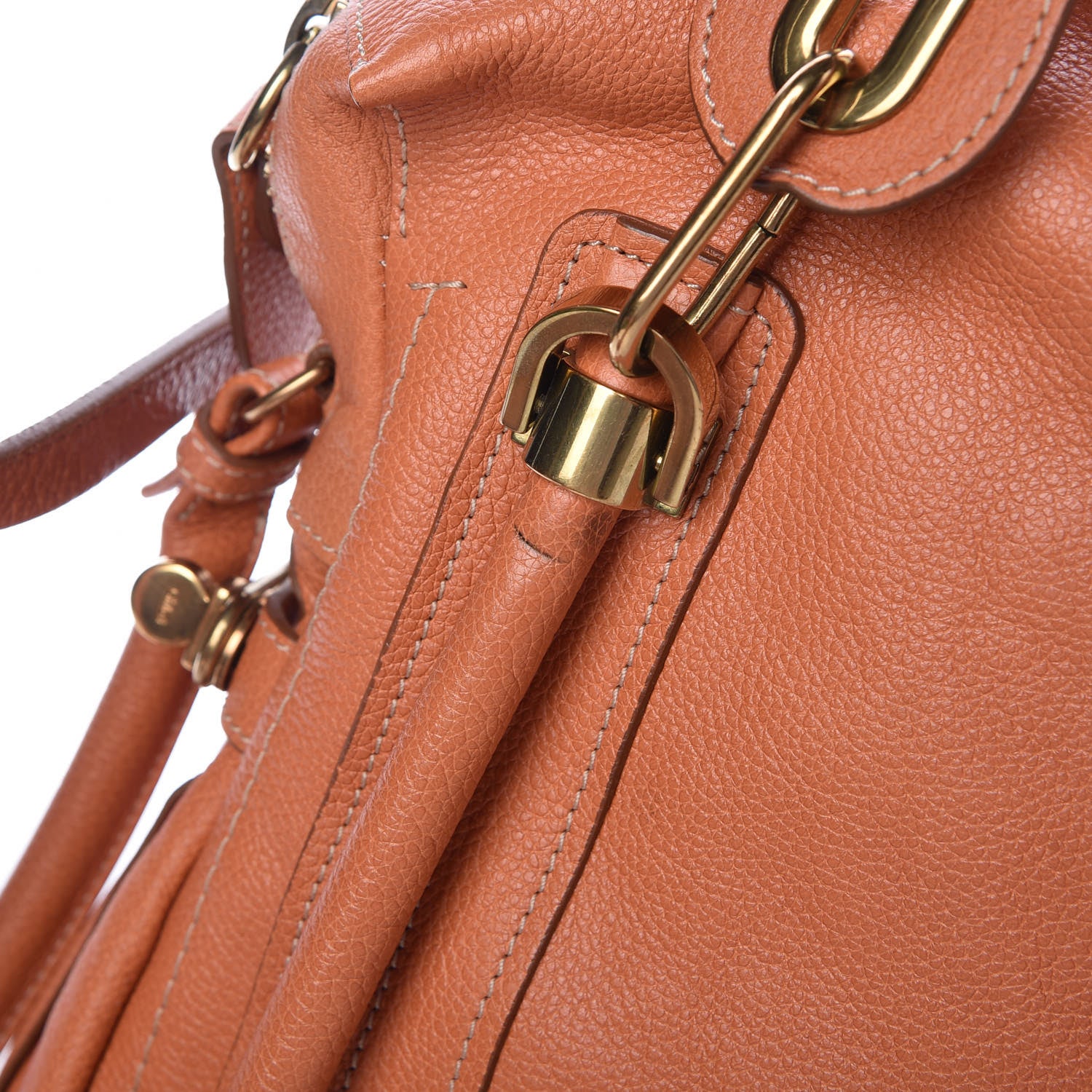 Chloe Calfskin Large Paraty Suntan 8 of 14