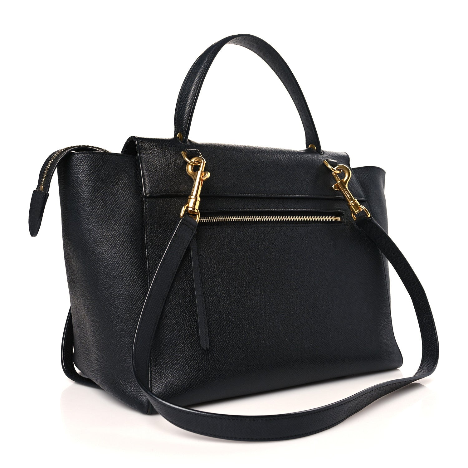 Celine Grained Calfskin Mini Belt Bag Black 3 of 9
