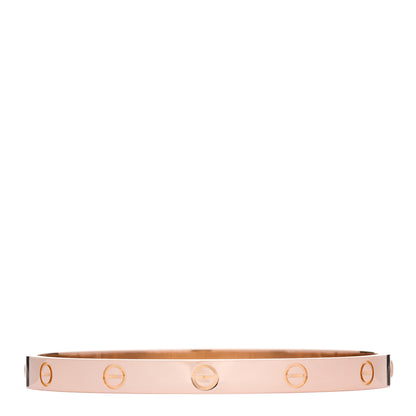 Cartier 18K Pink Gold LOVE Bracelet 19 2 of 8