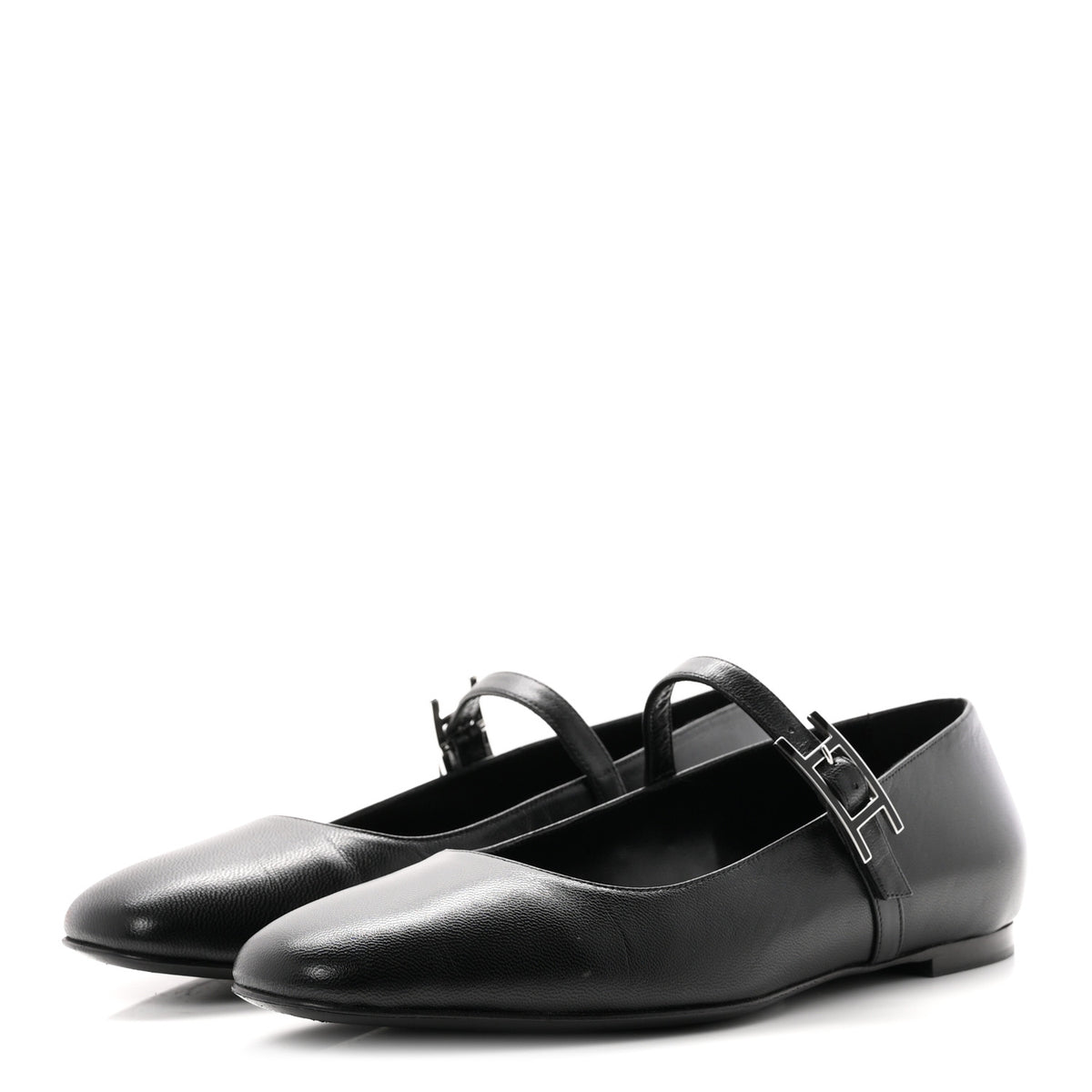 Goatskin Jane Ballet Flats 38.5 Black