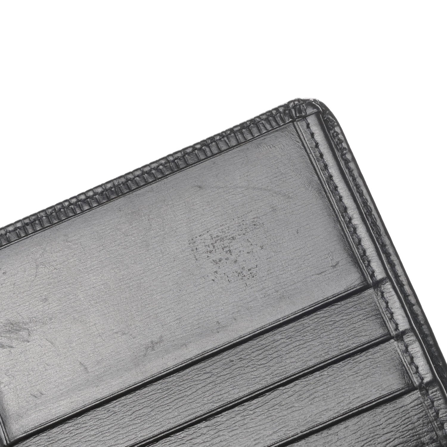 Louis Vuitton Epi 6 Card Billfold Wallet Black 8 of 8