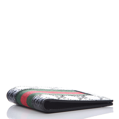Gucci Guccissima Signature Web New Web Bi-Fold Wallet Black 4 of 7