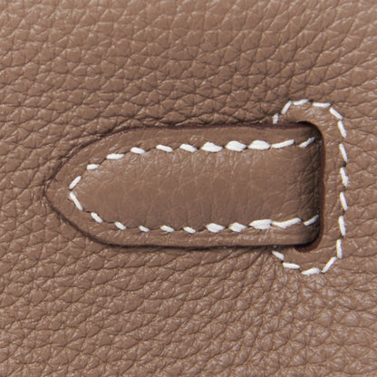 Hermes Togo Kelly Retourne 25 Etoupe 10 of 33