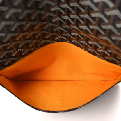 Goyard Goyardine Sainte Marie Soft Clutch Black 5 of 9