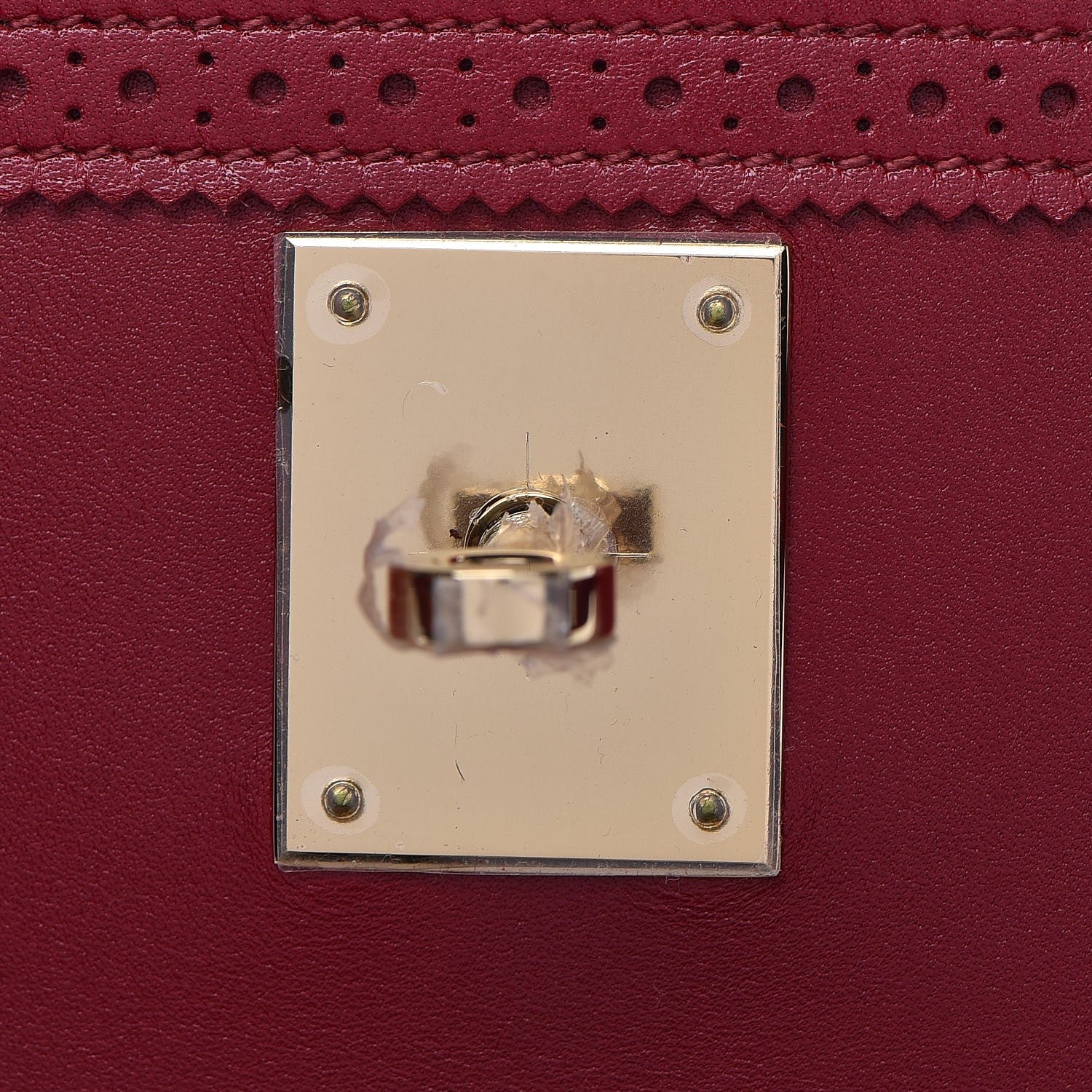 Hermes Tadelakt Ghillies Kelly 32 Rubis 30 of 39
