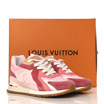Louis Vuitton Suede Calfskin Run Away Sneakers 38.5 Pink 9 of 9