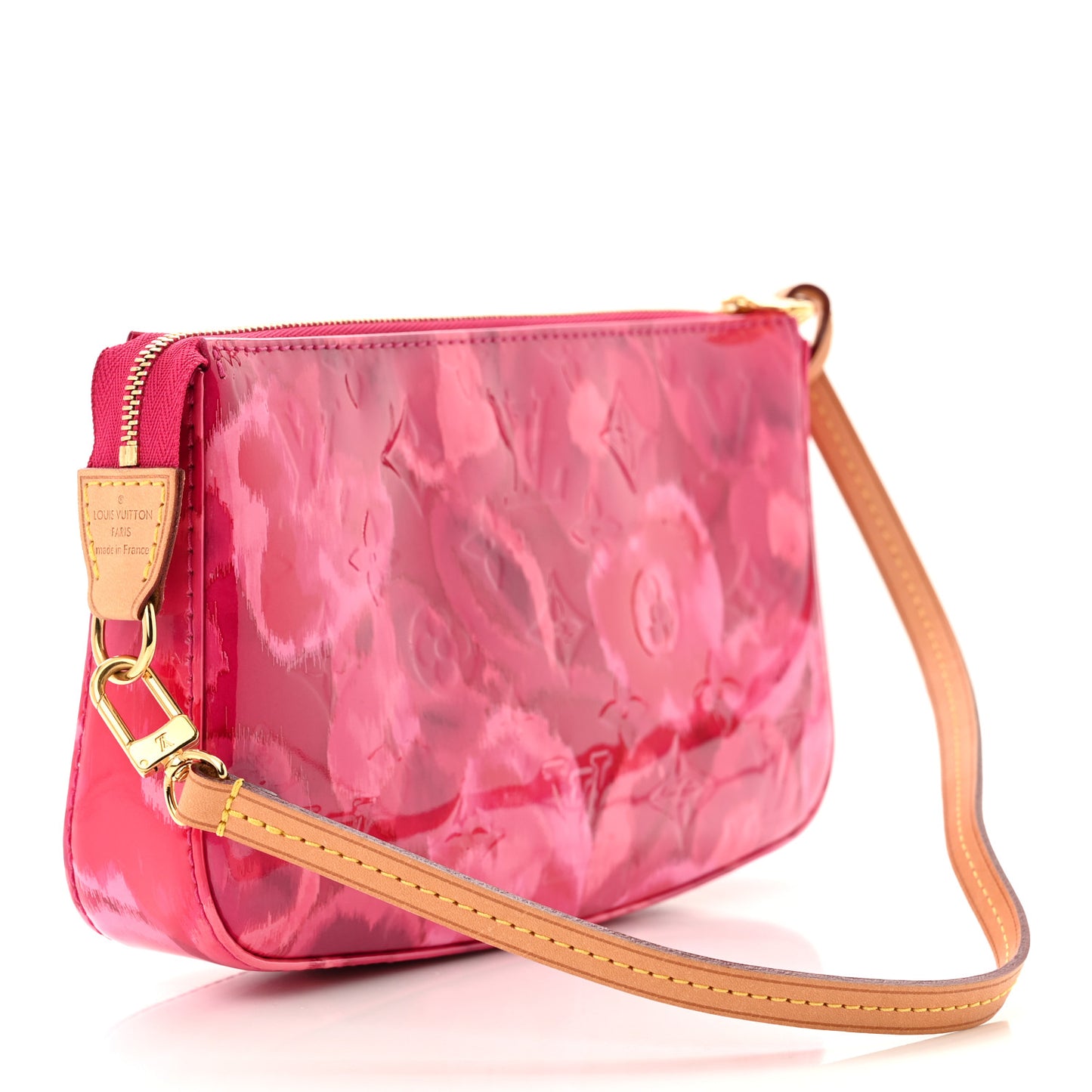 Vernis Ikat Pochette Accessories NM Rose Indien