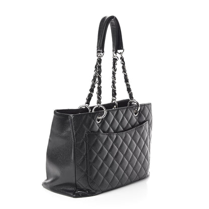 Chanel Caviar Quilted Grand Shopping Tote GST Black 3 of 9