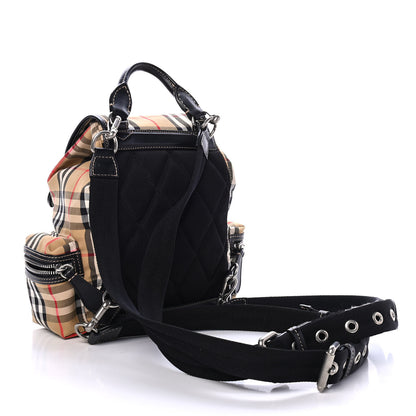 Burberry Nylon Vintage Check Small Rucksack Backpack Antique Yellow 2 of 4