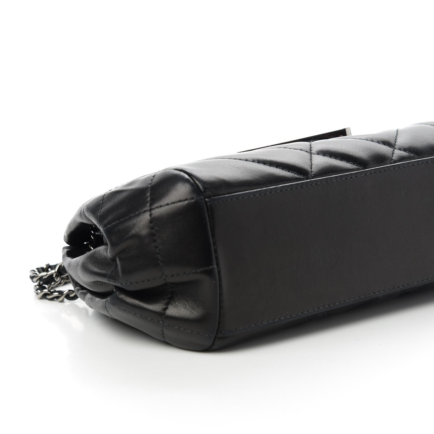 Chanel Lambskin Quilted Accordion Flap Black 6 of 10