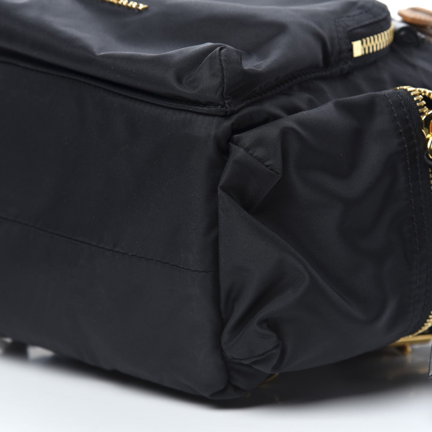 Nylon Medium Rucksack Backpack Black