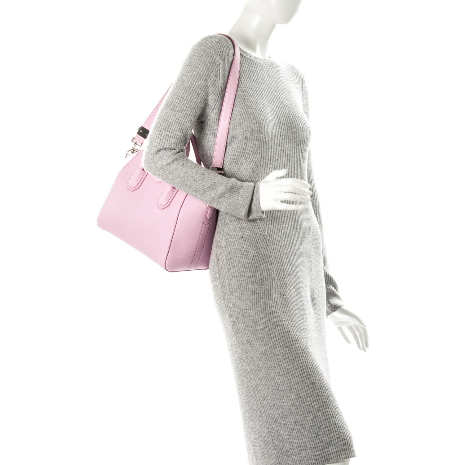 Givenchy Sugar Goatskin Small Antigona Bright Pink 2 of 7