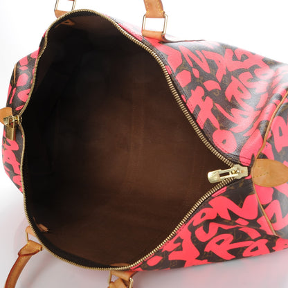 Louis Vuitton Graffiti Keepall 45 Fuchsia 5 of 16