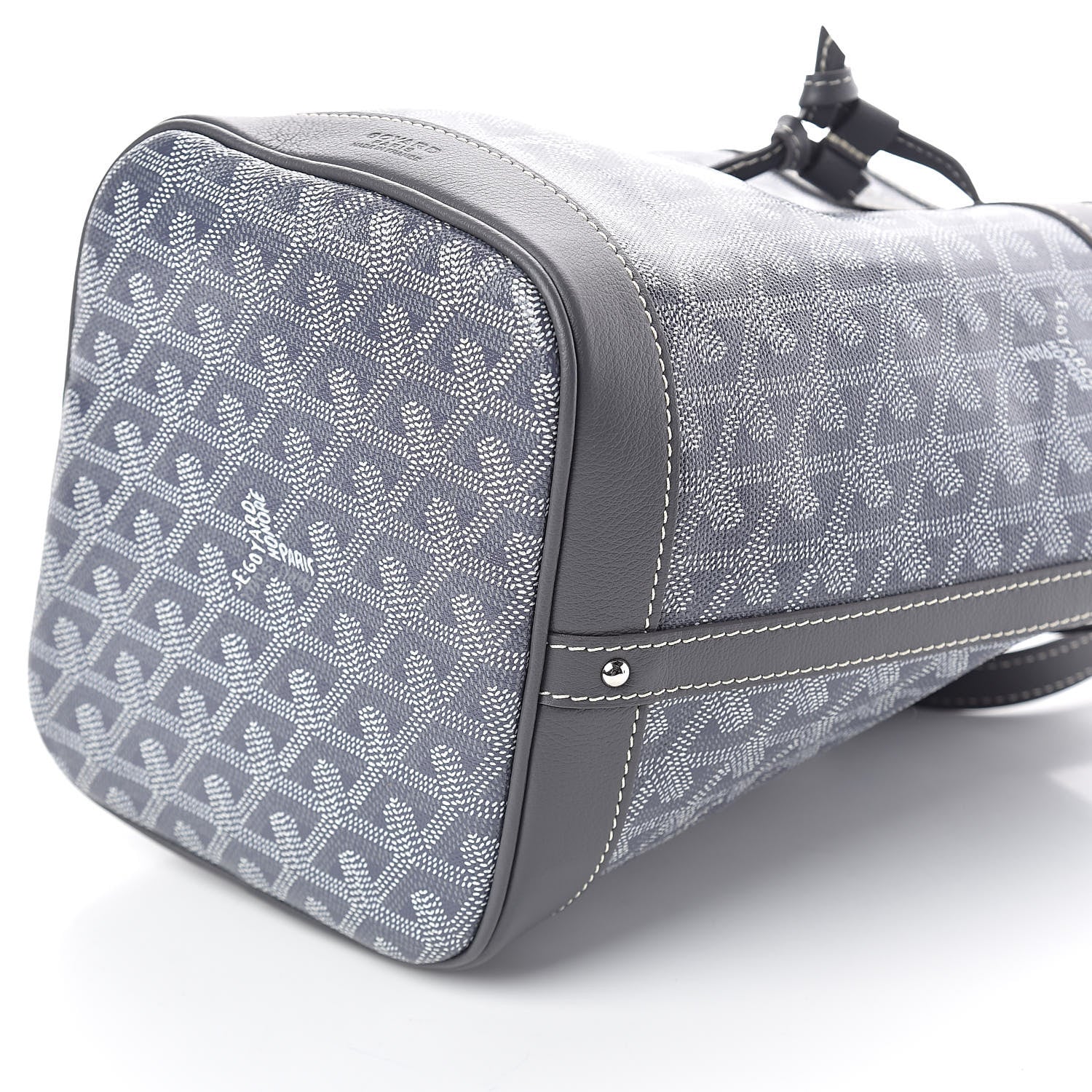 Goyard Goyardine Petit Flot Bucket Bag PM Grey 9 of 9