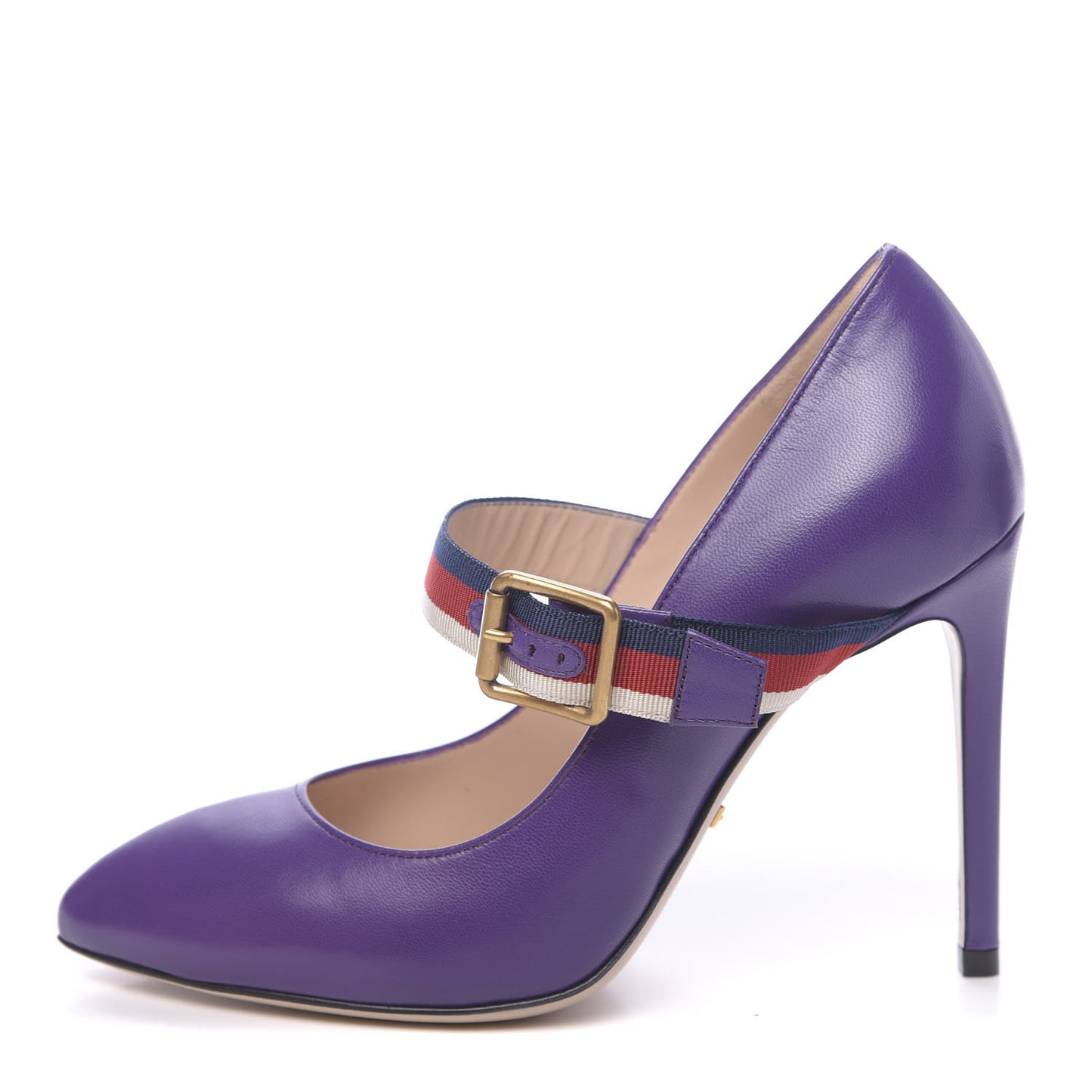 Malaga Kid Sylvie High Heel Pumps 35.5 Shine Purple