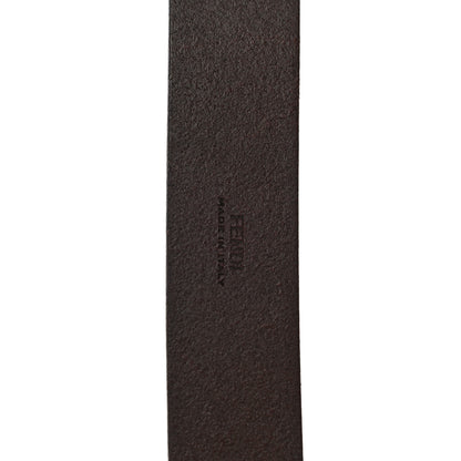 Fendi Calfskin FF Belt 85 34 Black 4 of 11