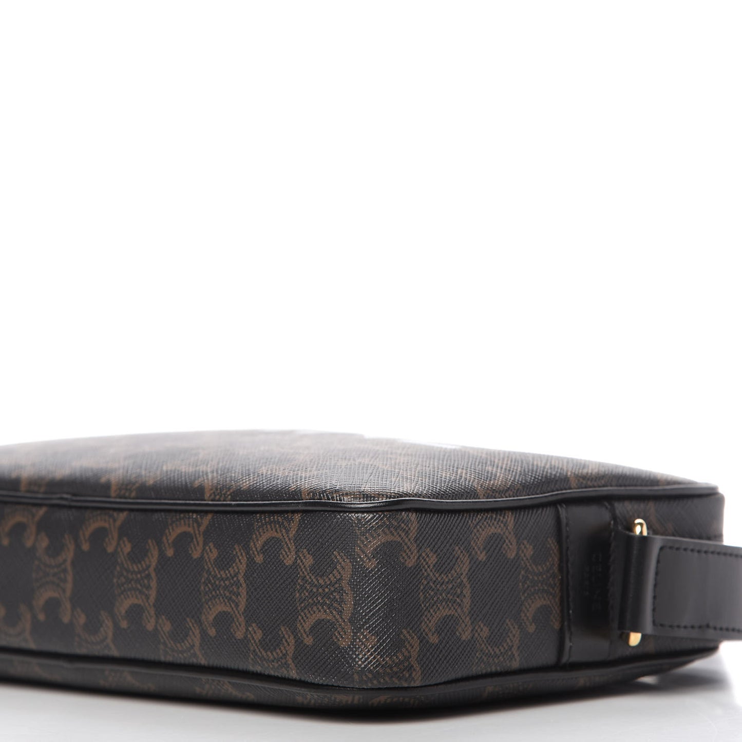 Triomphe Canvas Medium Messenger Bag Black